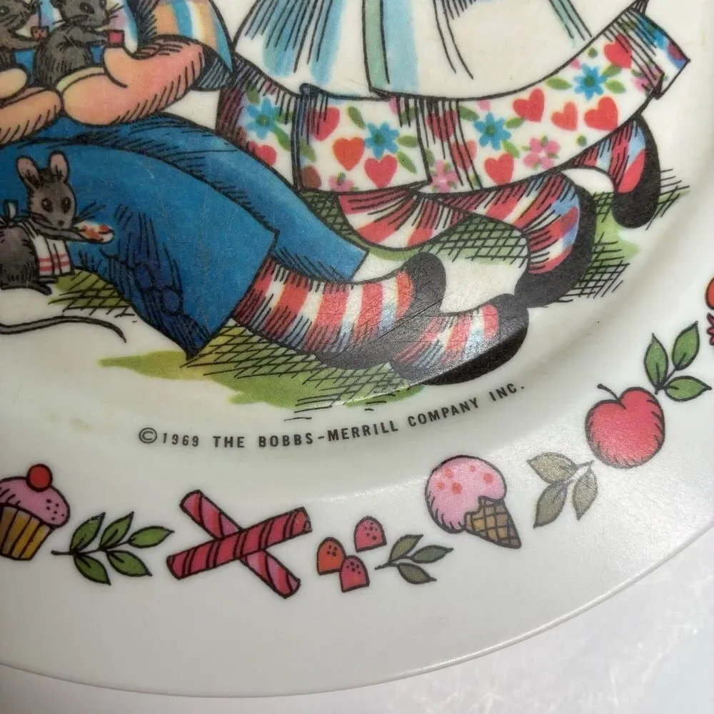 Vintage 1969 Raggedy Ann & Andy Children’s Dish Set Oneida Deluxe Set of 3